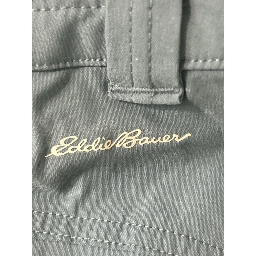 Eddie Bauer WR Tech Capri Pants‎ Blue Gray Womens 18 C1361054 Hiking Outdoor